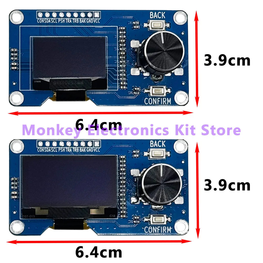 TFT OLED LCD Module 0.96"–2.4" IIC Interface & Rotary Encoder