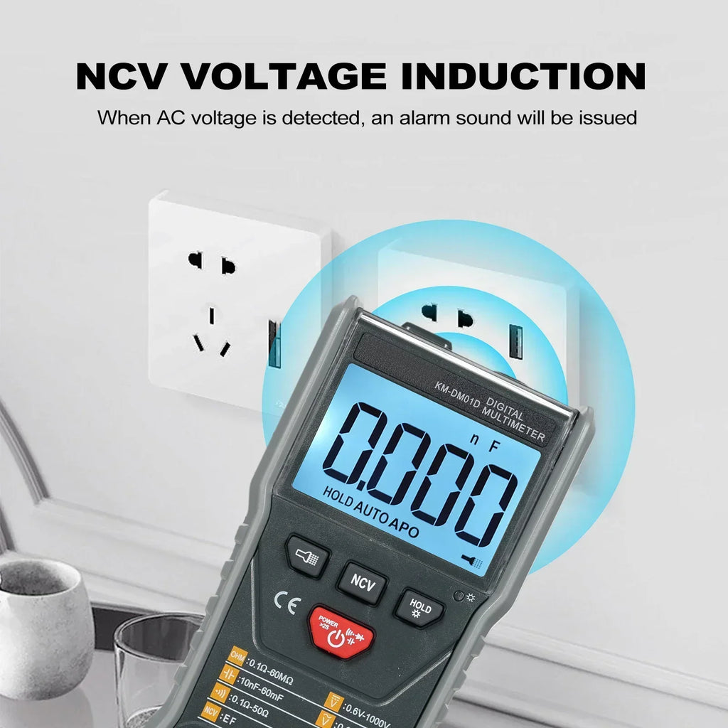 KM-DM01D Auto-Scan Digital Multimeter | 6000 Count RMS