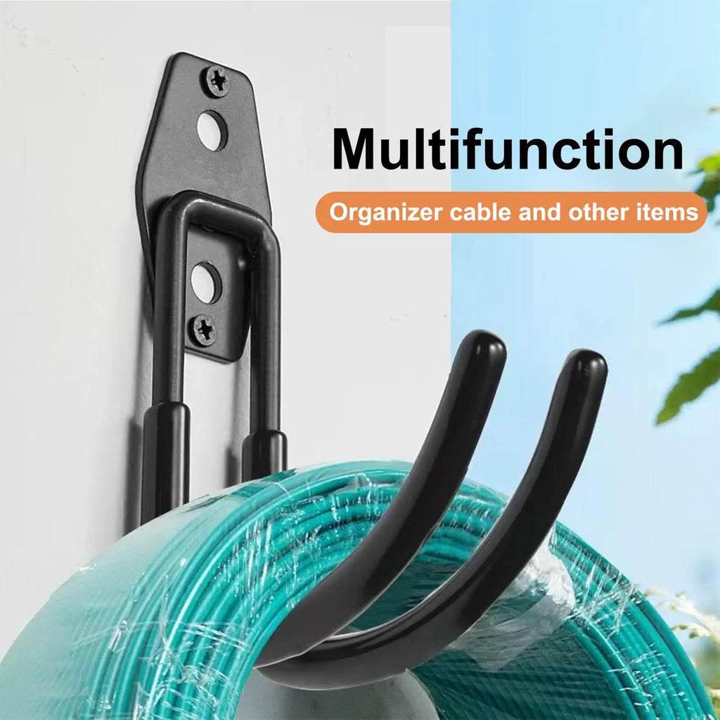 J-Type EV Charger Holder – Wall Mount Cable Organizer