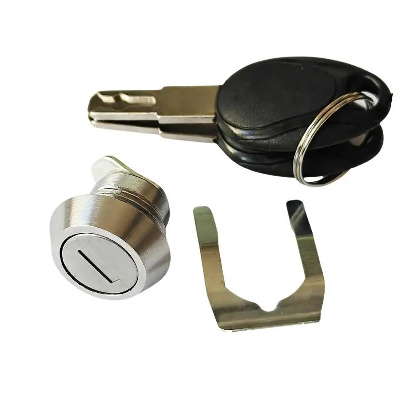 Motorcycle Top Box Lock Cylinder, Core Plug & Keys – 25L–100L