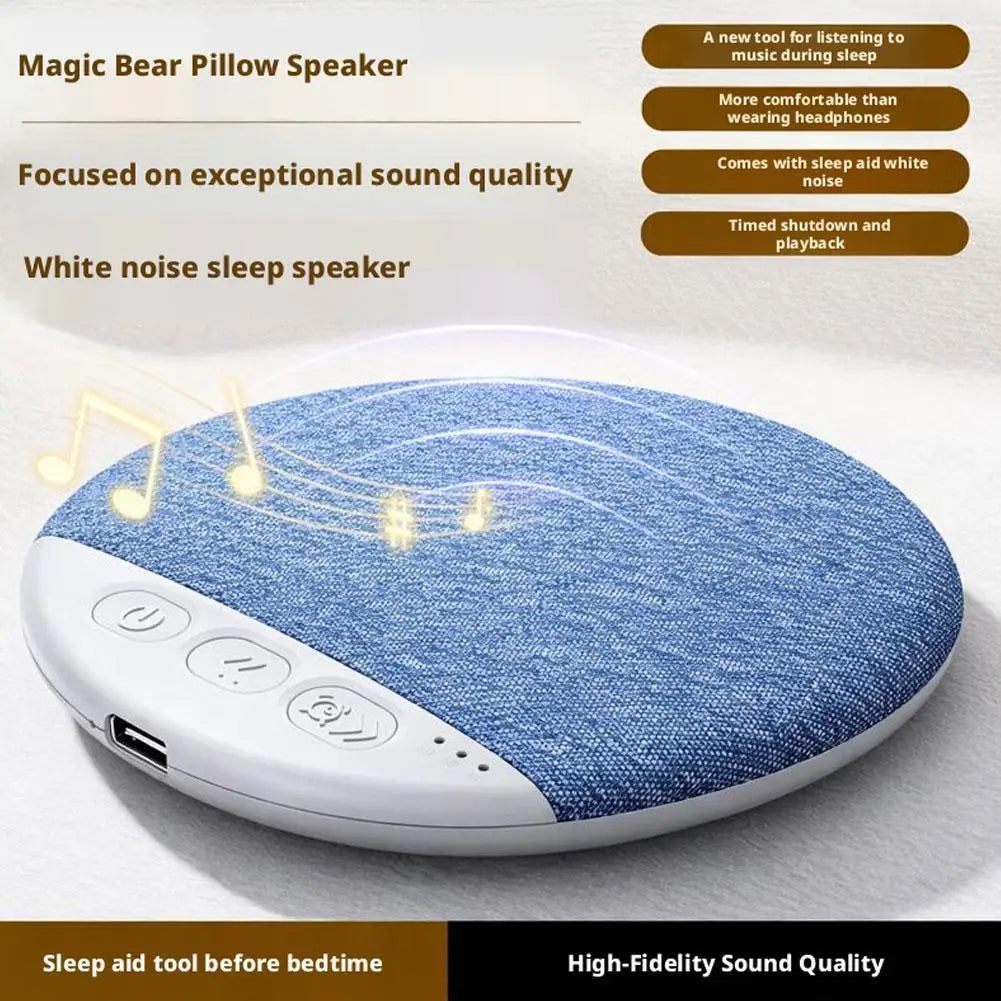 Bluetooth Pillow Speaker – White Noise & Sleep Timers