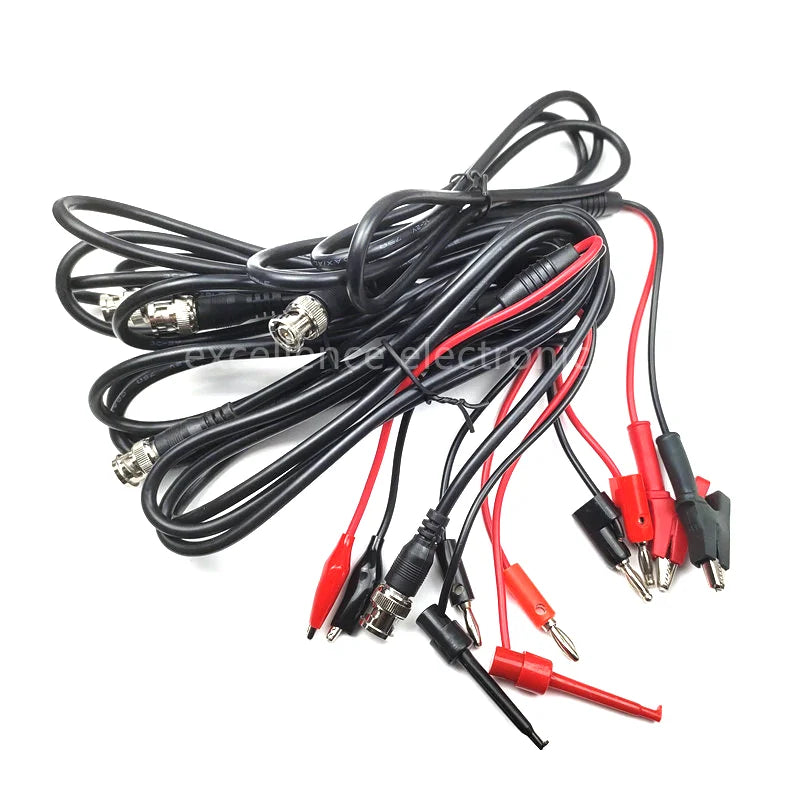 BNC Male to 4mm Banana & Crocodile Clip Test Lead 75 Ohm RF