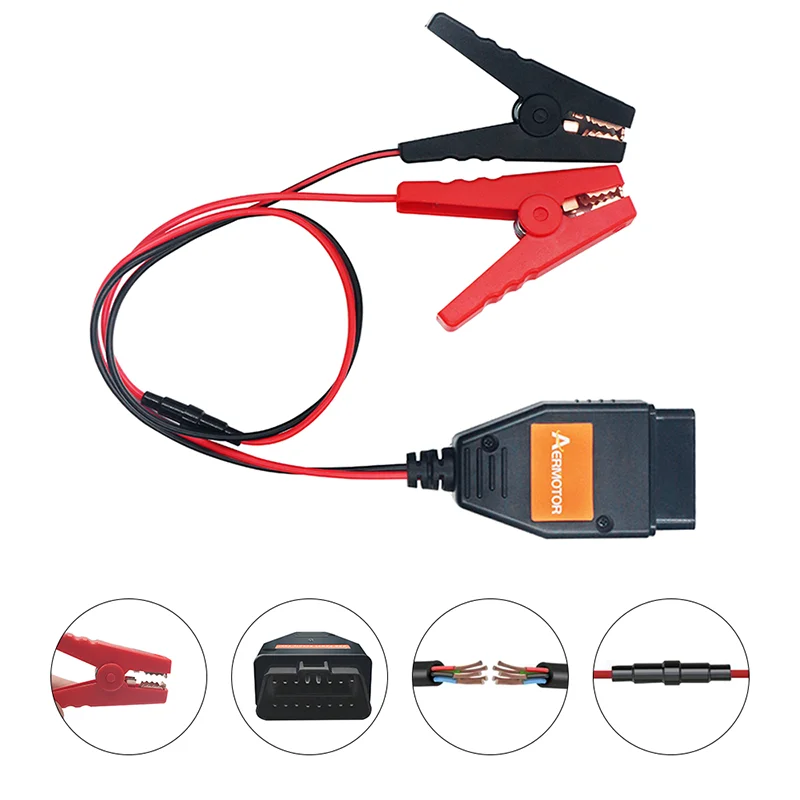 OBD2 ECU Memory Saver Cable – Battery Replacement Power Keeper