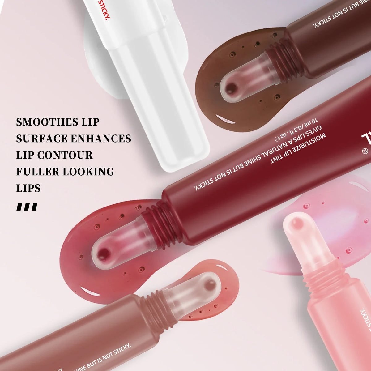 O'Cheal 5-Color Glass Gel Lip Gloss – Hydrating & Long-Lasting