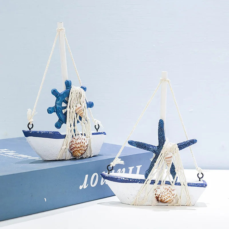 Mediterranean-style Sailboat Ornaments Home Decoration Items