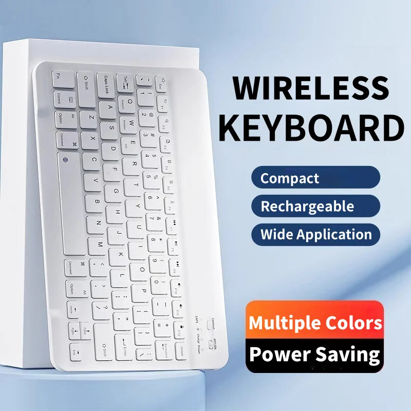 Wireless Keyboard Bluetooth-compatible Rechargeable Ipad Iphone