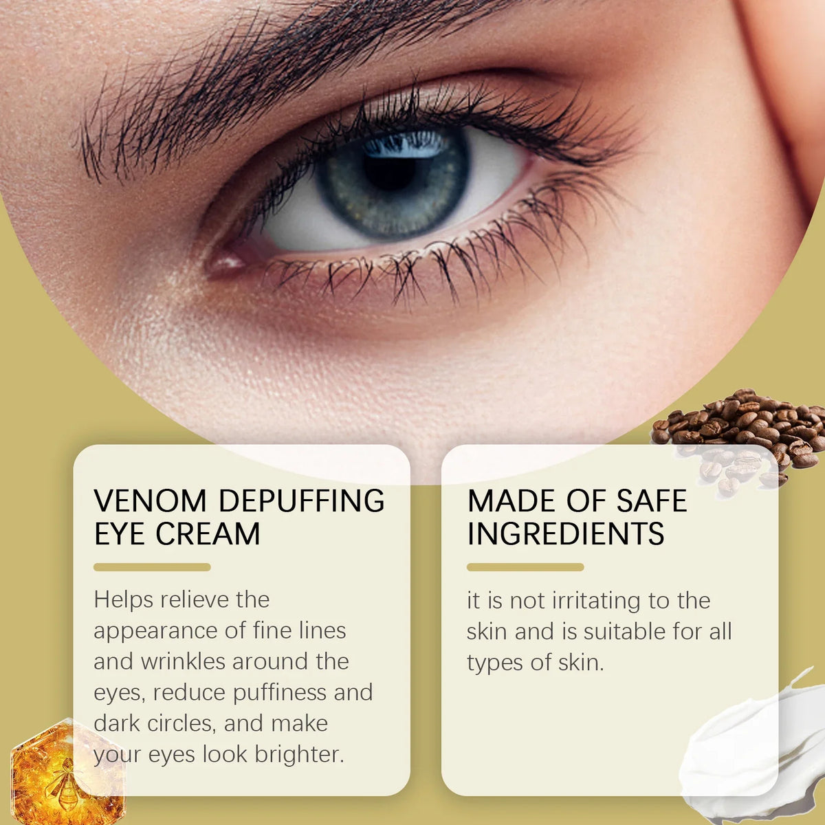 Hoygi Bee Venom Eye Cream – Anti-Aging, Dark Circles 20g
