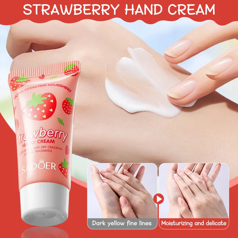 SADOER Avocado Hand Cream & Lip Balm Set – Moisturizing 2-Pc