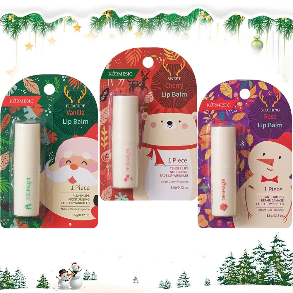 Moisturizing Fruit Flavored Lip Balm – Holiday Christmas Gift