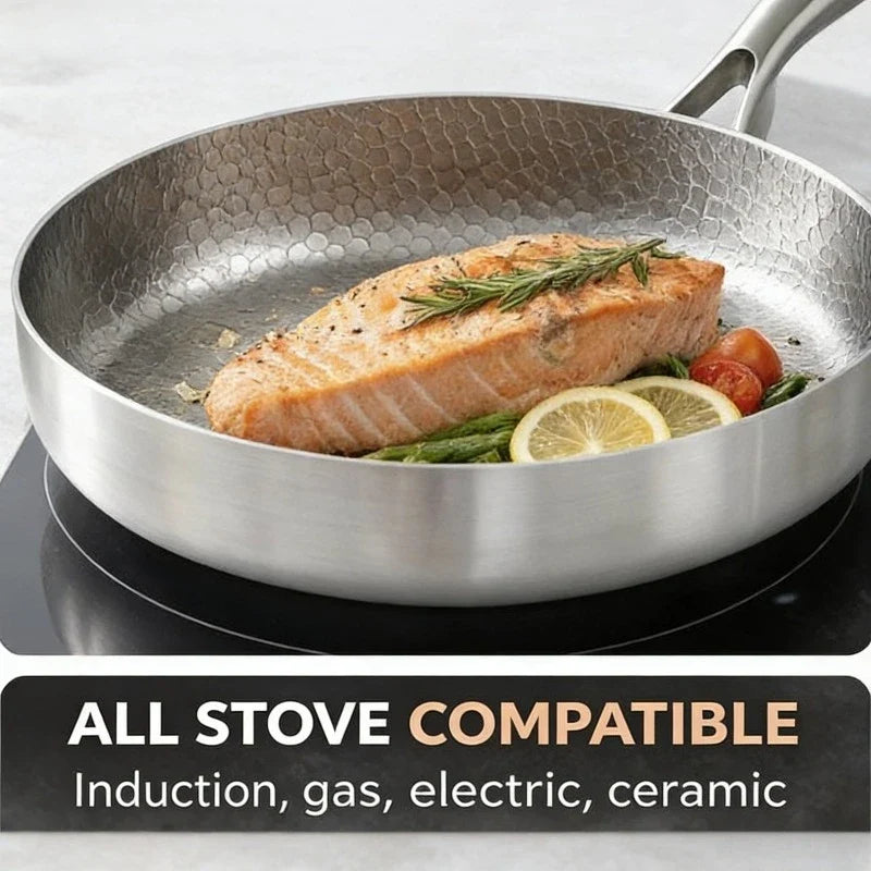 KEMORELA Titanium Non-Stick Frying Pan 20/24/28cm Skillet