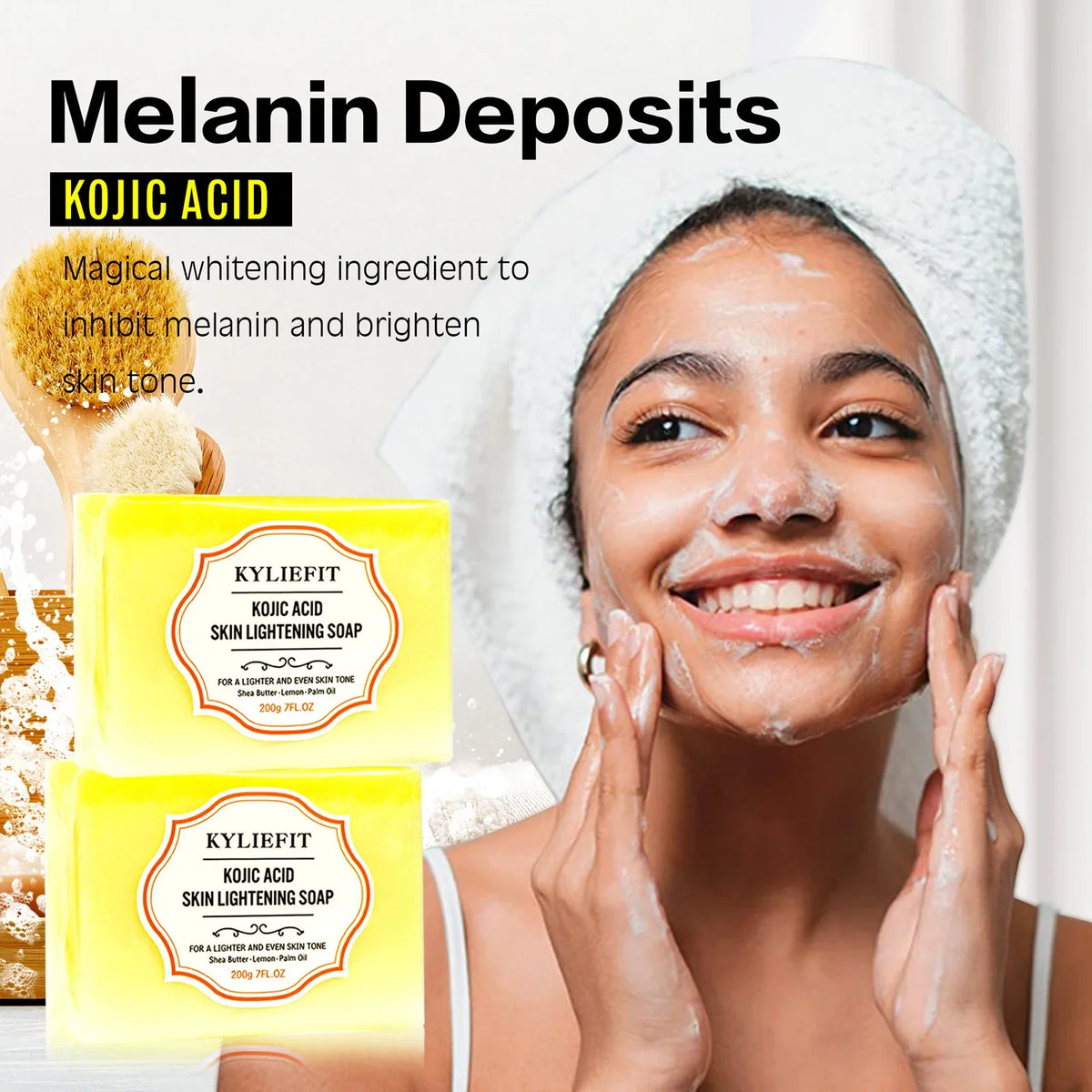 AILKE Lemon & Turmeric Body Scrub | Brighten & Exfoliate