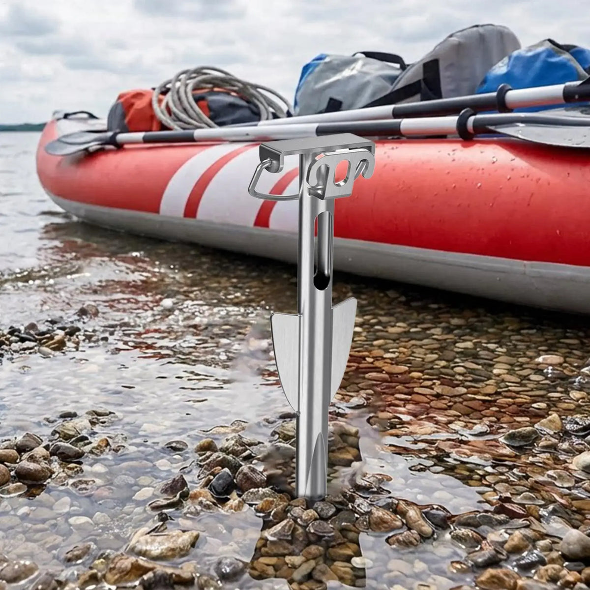 Stainless Steel Kayak & Paddleboard Anchor – Rustproof Beach Anchor