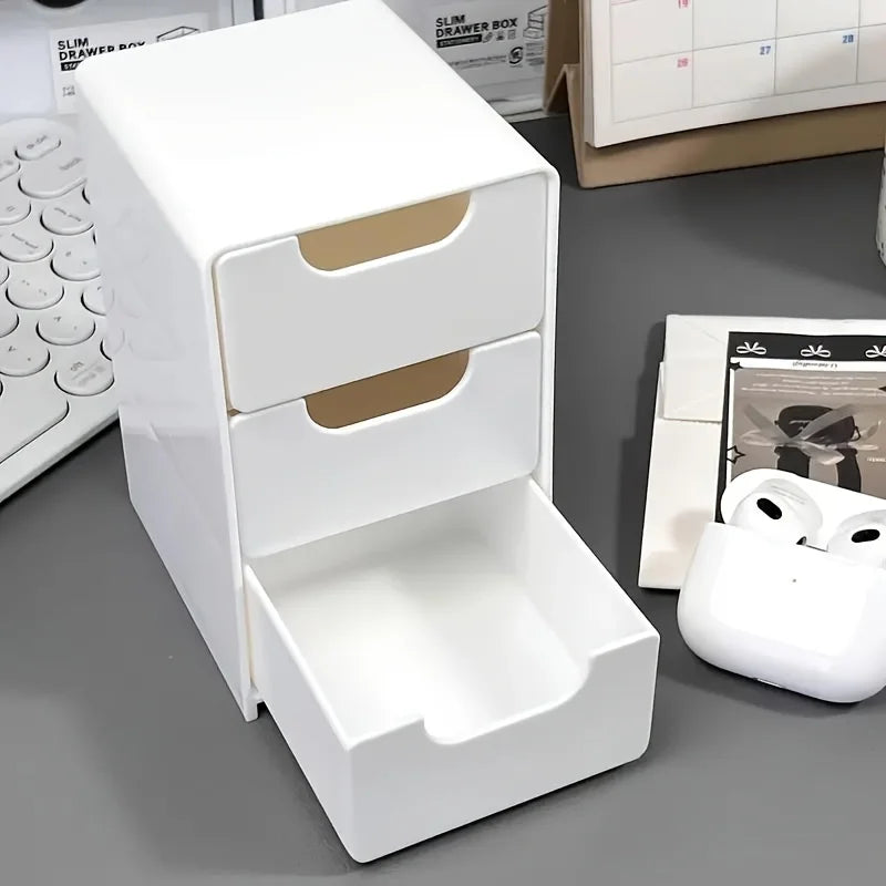 Mini Chic 3-Tier Drawer Organizer Desk Perfect Office Supplies