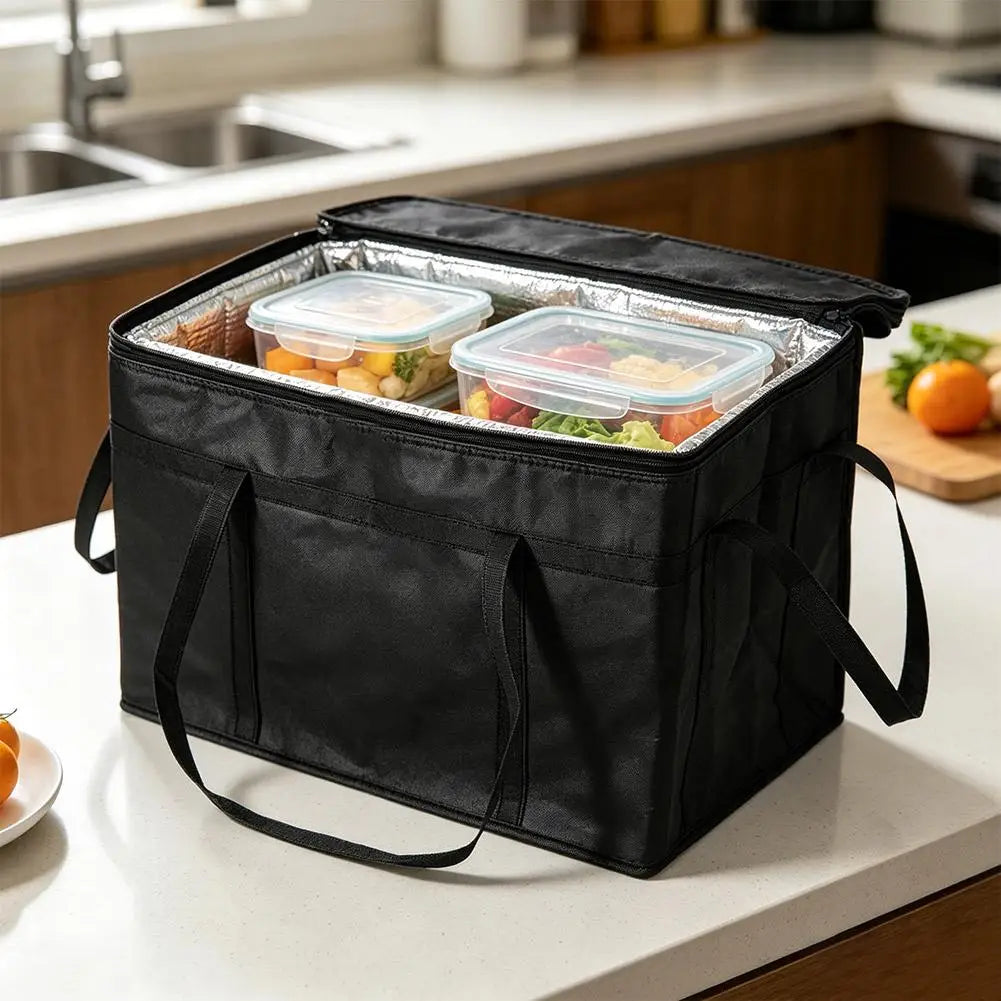 77L Insulated Thermal Tote Bag – Large Cooler Bag for Food