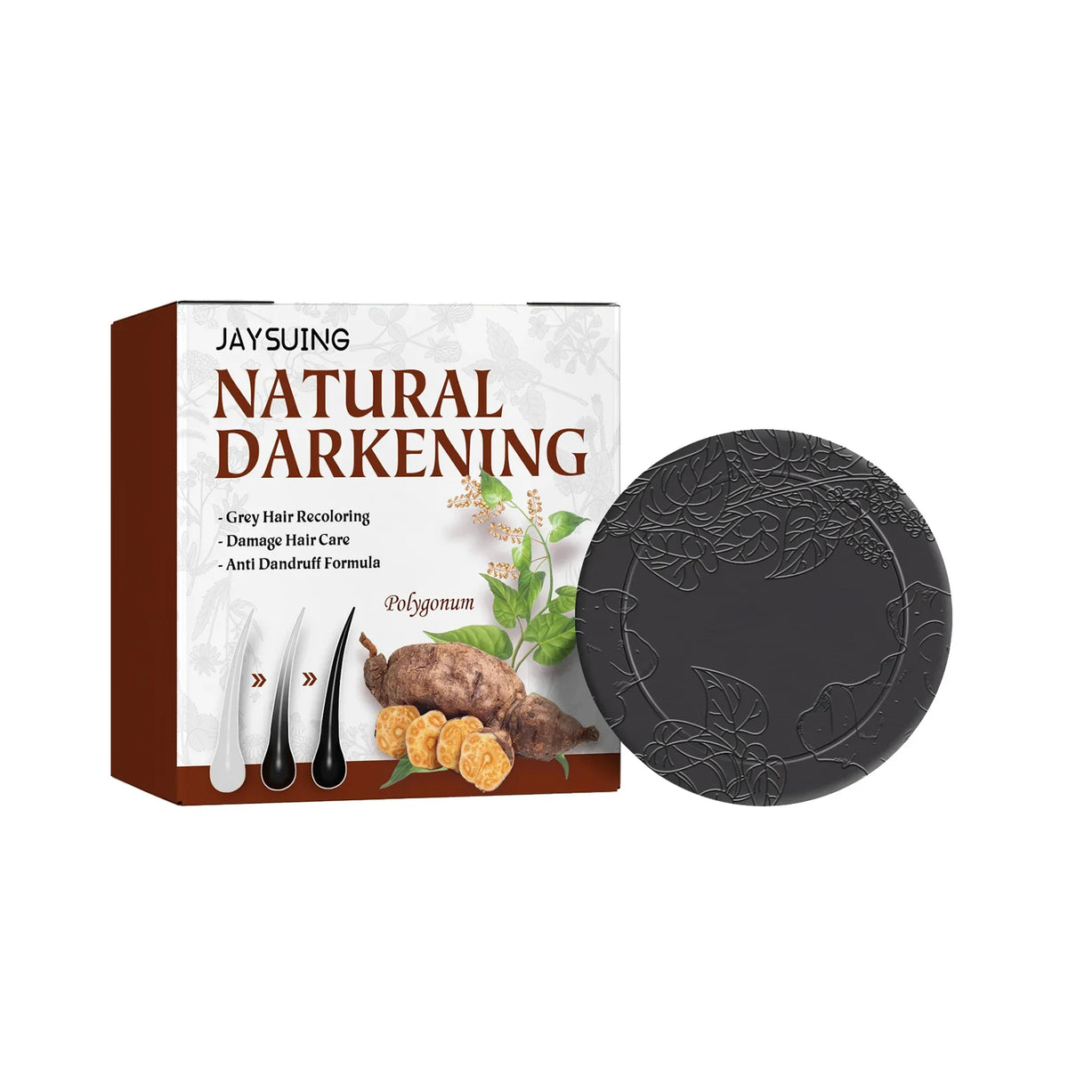 He Shou Wu Natural Darkening Shampoo Bar | 100g Hair Soap