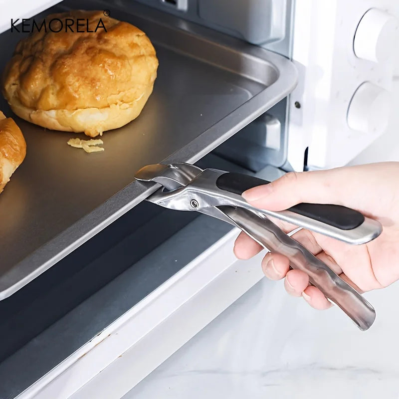 Stainless Steel Bowl Gripper Clip – Anti-Scald Kitchen Tool