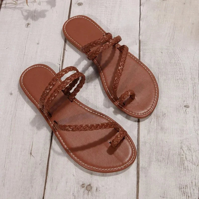 Women's Flat Beach Flip-Flops | Non-Slip Summer Slippers
