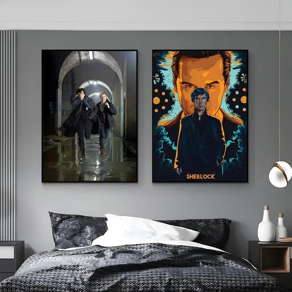 Sherlock TV Series HD Wall Poster – Waterproof Home Decor