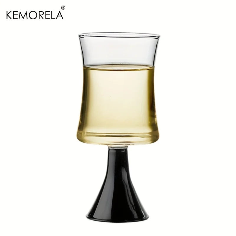 KEMORELA Champagne Glasses – Reusable Glass Goblets 1-2 Pack