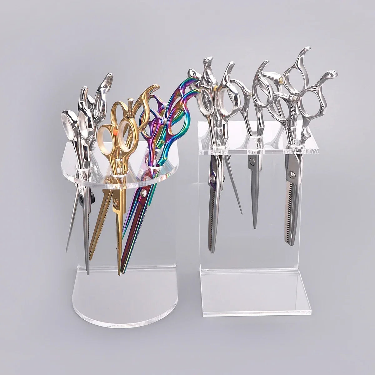 Barber Shears & Makeup Brush Storage Stand Organizer Rack