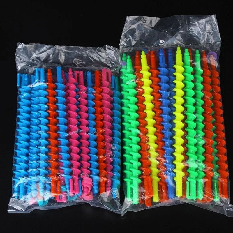 Spiral Perm Rods – Heatless Hair Curlers Set (20–22 Pcs)