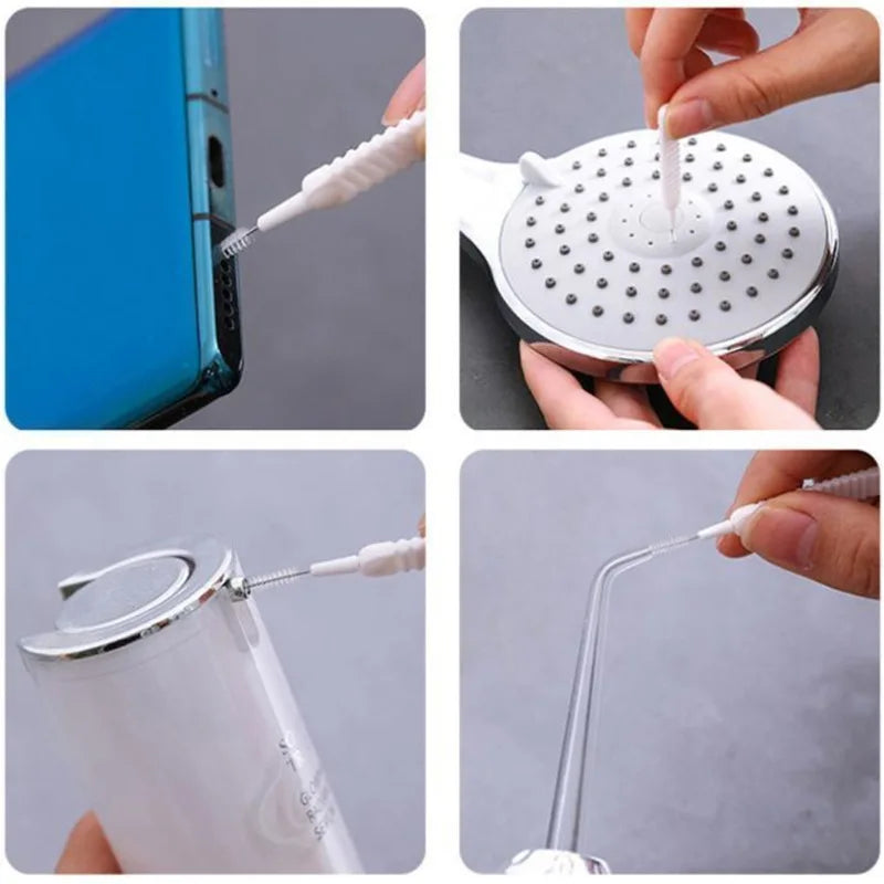 Micro Nylon Shower Nozzle Cleaning Brush Set – 10–500 Pcs