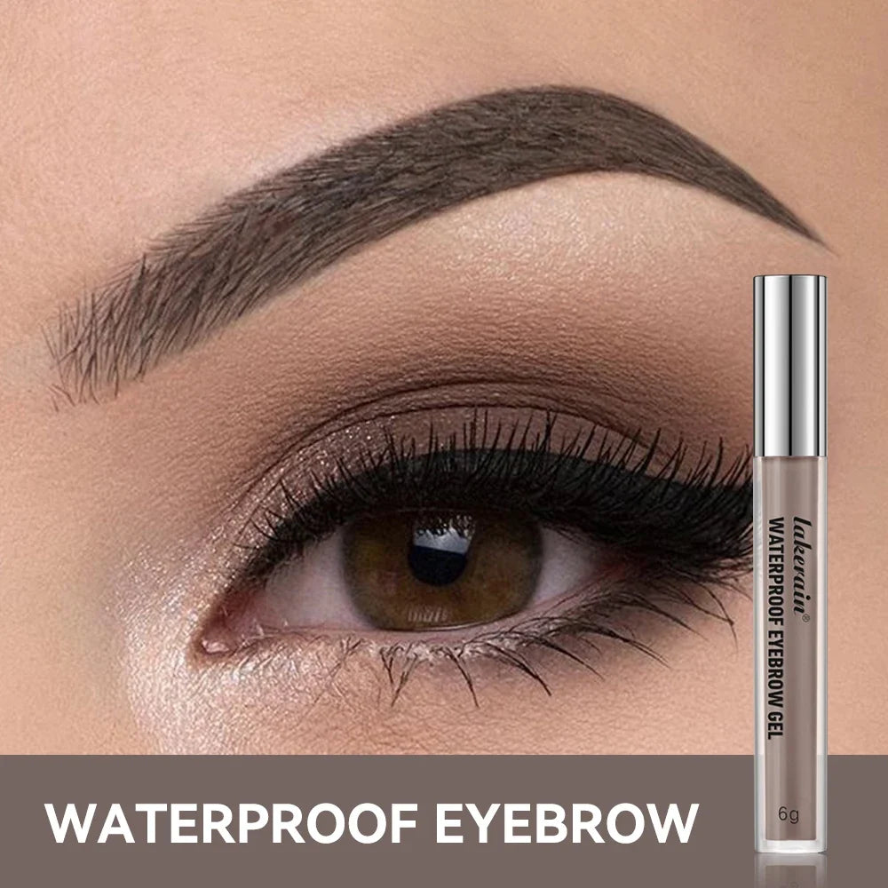 Waterproof Eyebrow Gel – High Pigment, Long-Lasting, 4 Shades