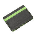 Ultra Thin RFID Magic Card Holder Slim PU Leather Wallet