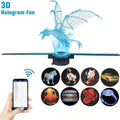 42cm 3D Holographic Fan Projector | WiFi LED DIY Logo Display