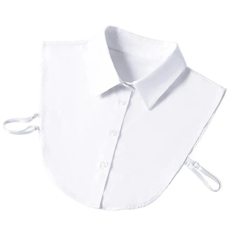 Detachable Fake Collar for Women – Cotton Lapel Insert