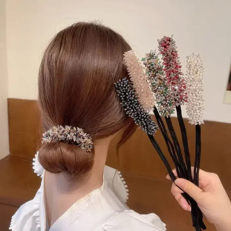 2-Pack Magic Bun Maker & Donut Hairpin Hair Styling Tools