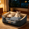 KEMORELA Four Season Cat & Dog Bed – Washable Anti-Slip Sofa