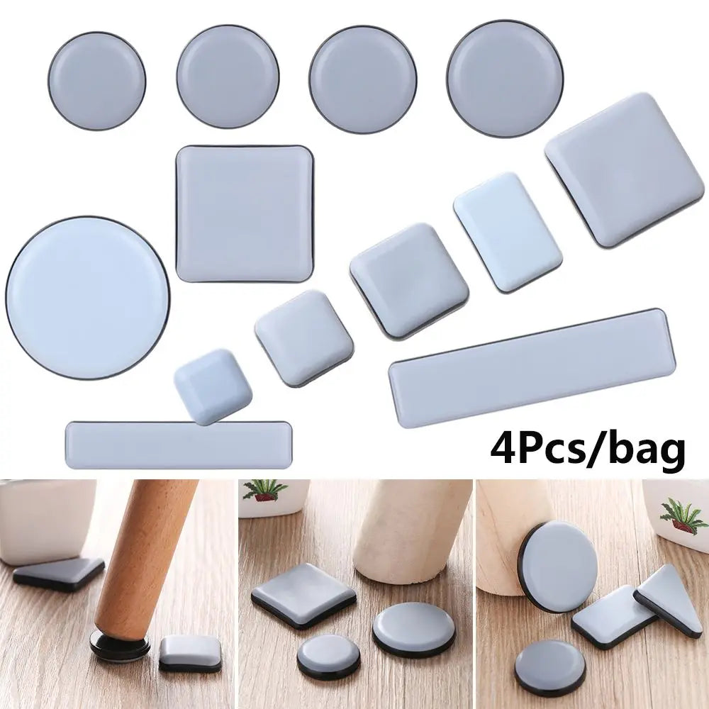 4-Pack Furniture Slider Pads – Heavy Duty Floor Protectors