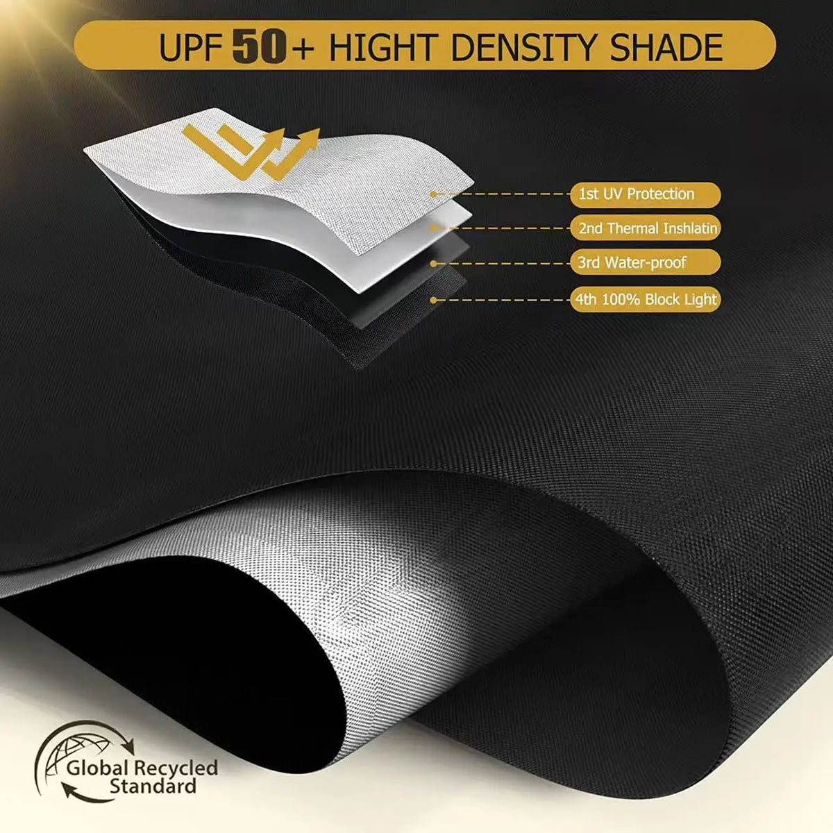 Portable Blackout Window Cover 40x58 – No Drill Curtain