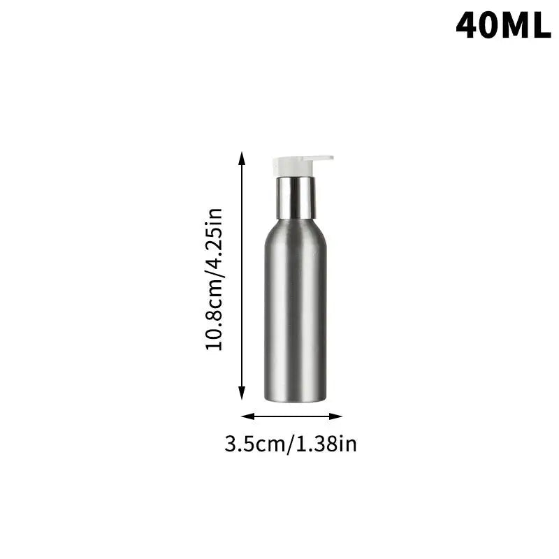 Aluminum Pump Bottle | Refillable Lotion & Shampoo Dispenser