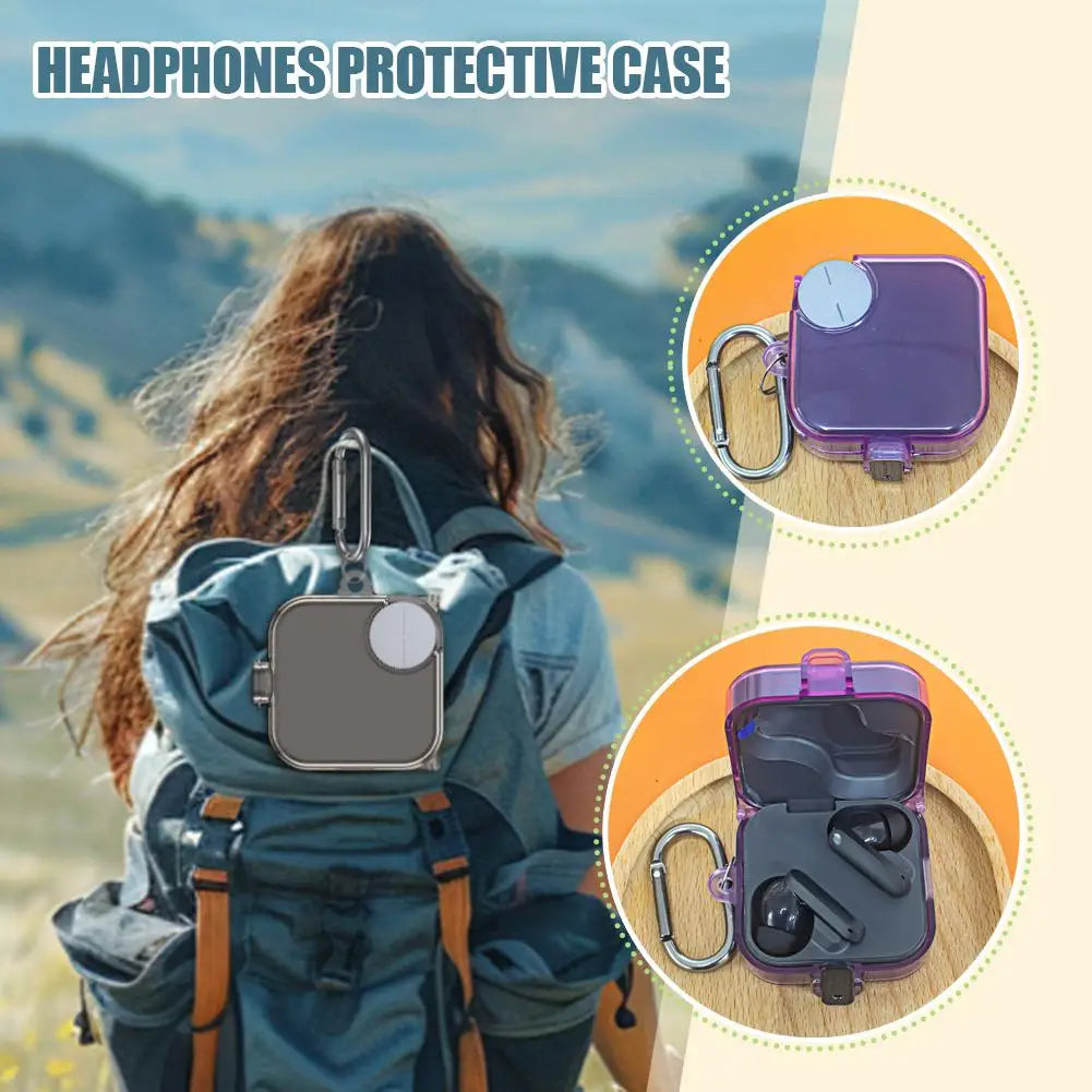 TPU Clear Case for CMF Buds Pro 2 – Shockproof & Dustproof