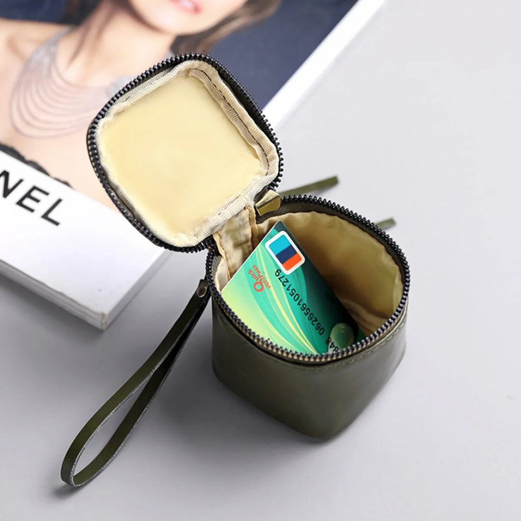 Ladies Elegant PU Coin Purse – Compact Mini Wallet for Women