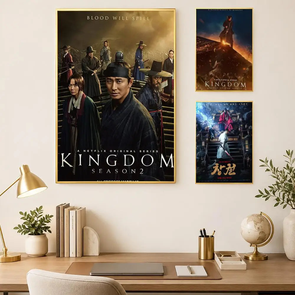Game Kingdom HD PVC Self-Stick Wall Art Poster | Waterproof Decor