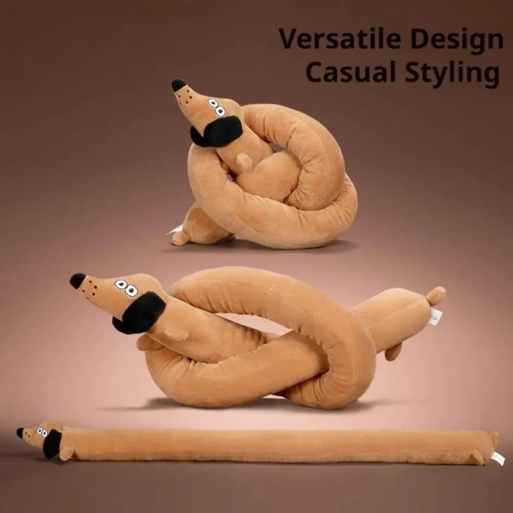 Extra Long Squeaky Dachshund Plush Dog Toy – 1 Metre