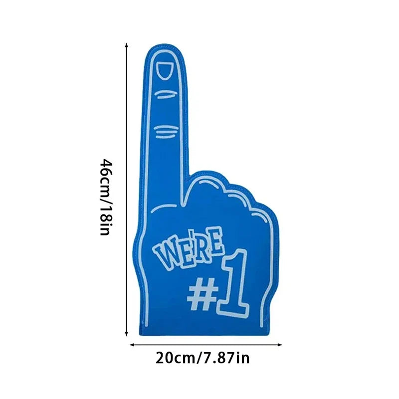 Finger Foams Sports Cheerleading Party Hand Props 1 Noise Makers