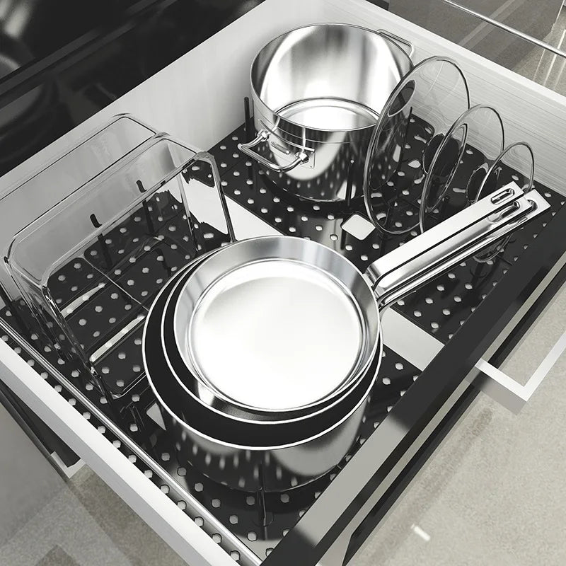 Adjustable Dish Drying Rack & Kitchen Sink Organizer Shelf