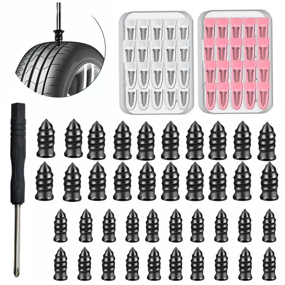 Rubber Tire Repair Nail Kit – Car, Truck & Motorcycle Tubeless