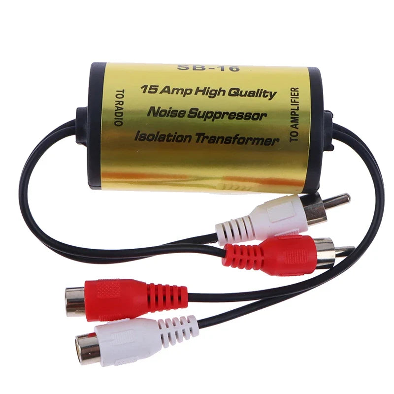 Audio Ground Loop Isolator Noise Filter – Car & Home Stereo