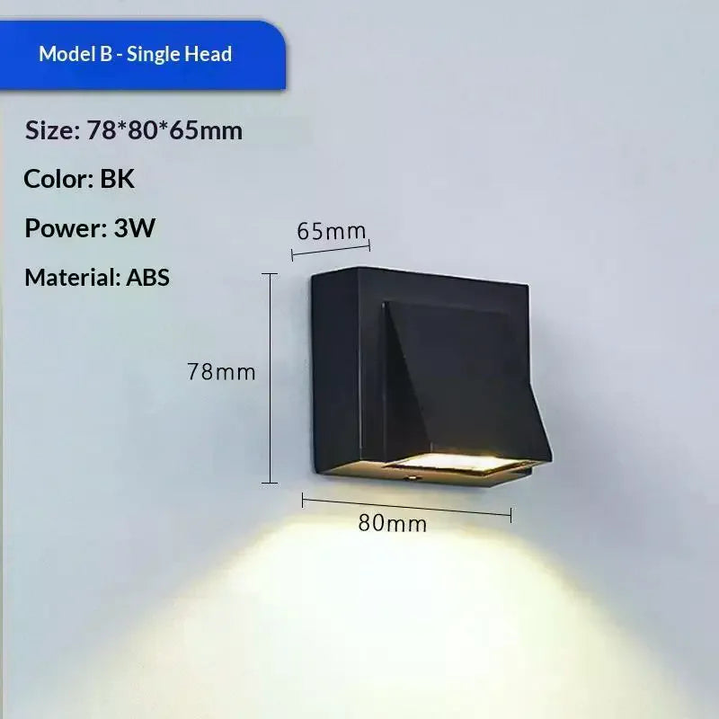 Waterproof 5W COB LED Wall Sconce – Indoor & Outdoor Light