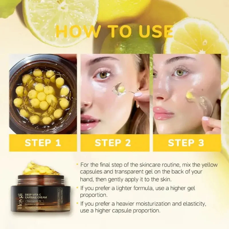 Hoygi Deep VC Gel Capsule Cream – Vitamin C, Niacinamide & Arbutin