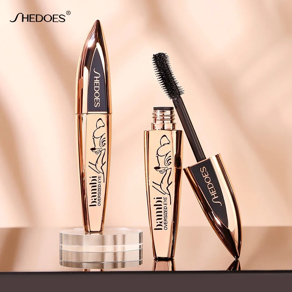 Deer Eye Black Waterproof Mascara – Long-Lasting Volume