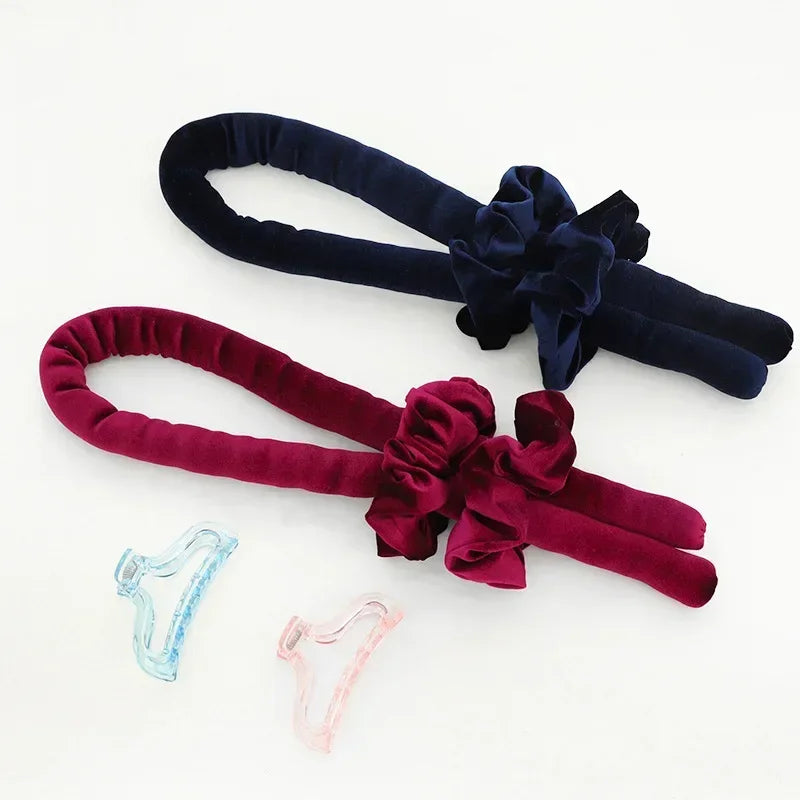Heatless Curling Rod Headband | Soft Foam Hair Rollers for Overnight Curls