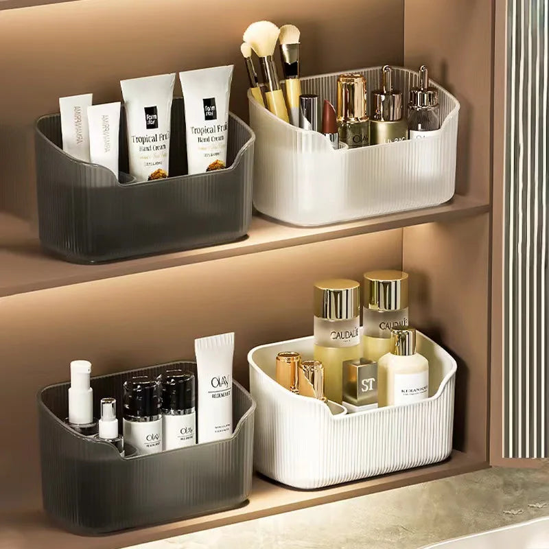 Desktop Cosmetics Storage Box Toiletries Cotton Swab Container