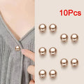 10pcs Pearl Button Pins – DIY Decorative Safety Pin Brooches