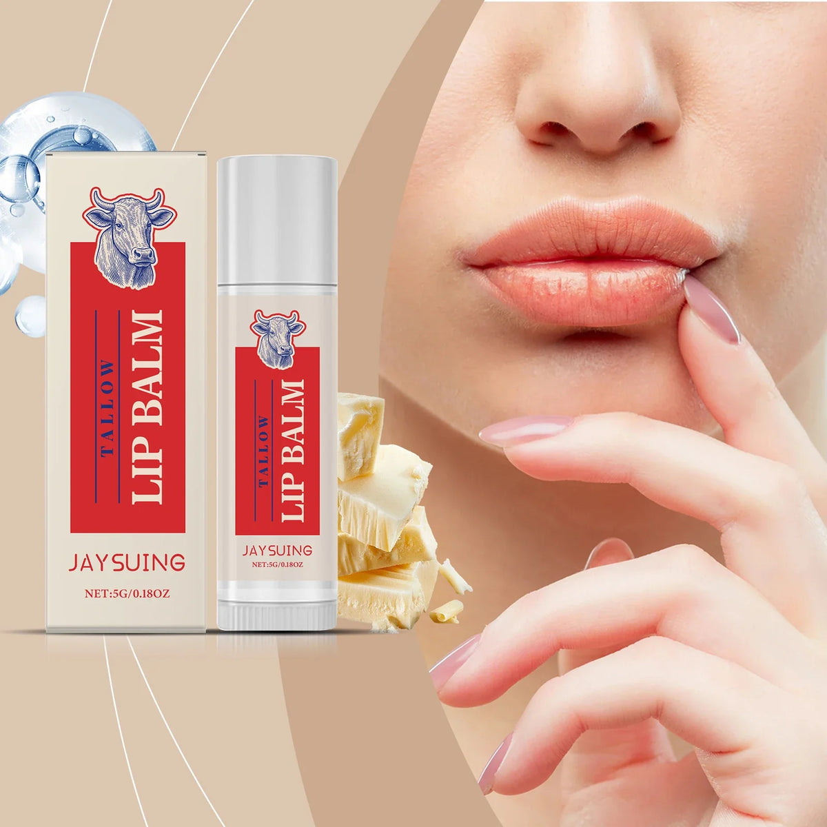 Jaysuing Lip Balm – Hydrate, Repair Fine Lines & Exfoliate